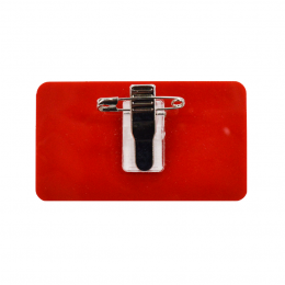 Бейдж с постоянной информацией, акрил, УФ-печать