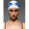Очки для плавания Swimatic, синие с белым