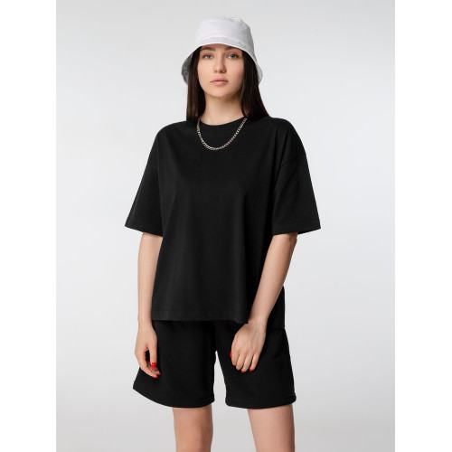 Футболка оверсайз женская Boxy Women, черная