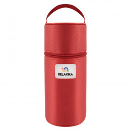 Термос Relaxika Duo 500 в чехле, стальной