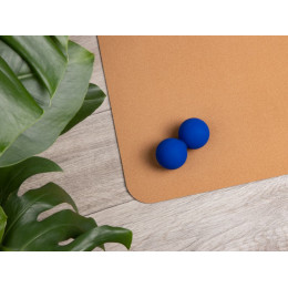 Массажный мяч двойной для МФР Relaxify, синий