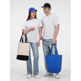 Сумка для покупок на молнии Shopaholic Zip, синяя