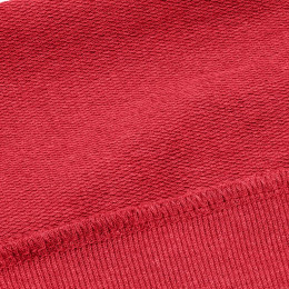 Толстовка с капюшоном унисекс Hoodie, красный меланж