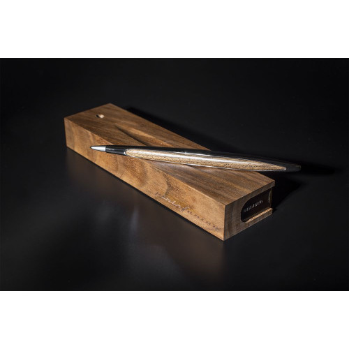Шариковая ручка Cambiano Shiny Chrome Walnut