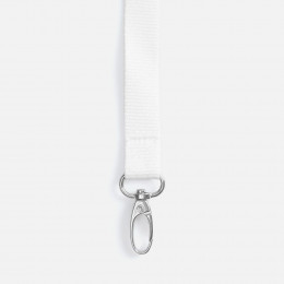 Лента для бейджа Pin, белая