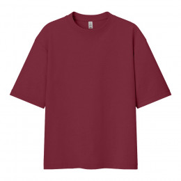 Футболка мужская оверсайз LIBRA, светло-бордовый, XL/2XL, 100% хлопок, 220 г/м2