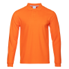 Рубашка поло унисекс STAN длинный рукав хлопок 185, 104LS