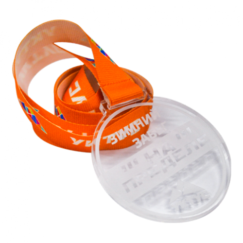 Медаль из акрила 1-слойная D-40, толщина 10 мм